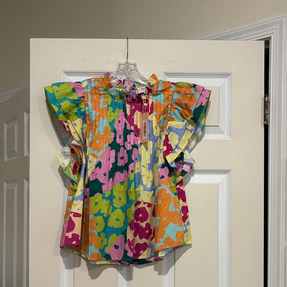 CROSBY by Mollie Burch Multicolor Floral Blouse